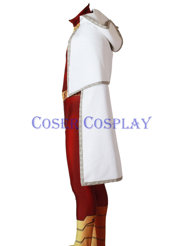 2020 Shazam Captain Marvel Cosplay Costume Superhero Cape 1129